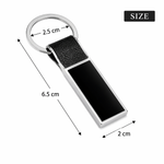 Premium Flat Shapped Metal Keychain