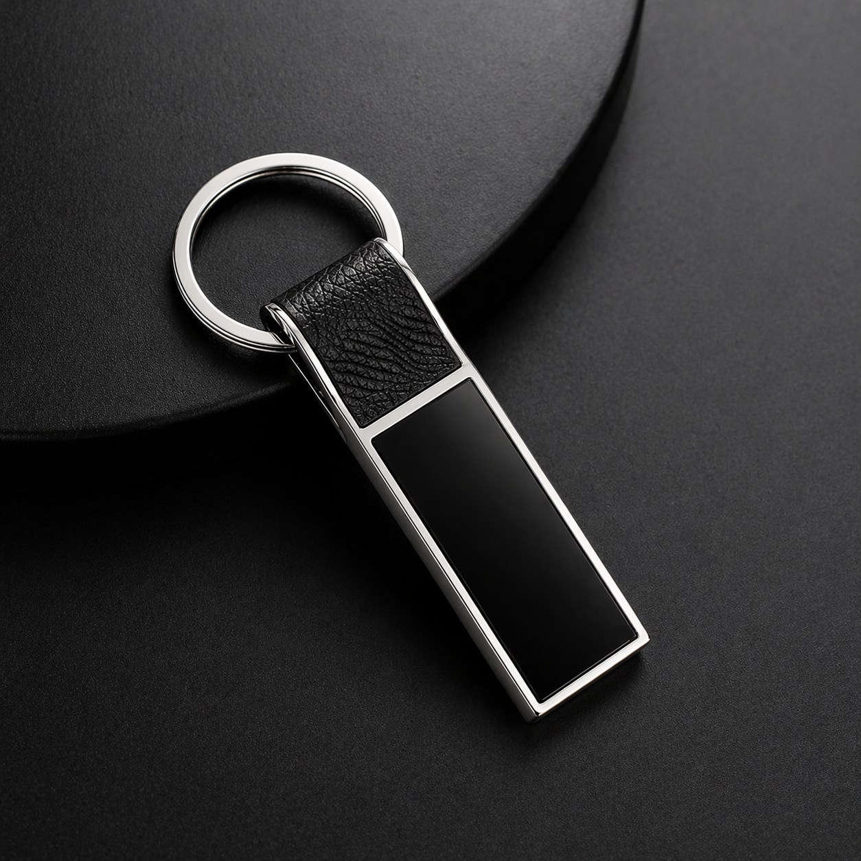 Premium Flat Shapped Metal Keychain