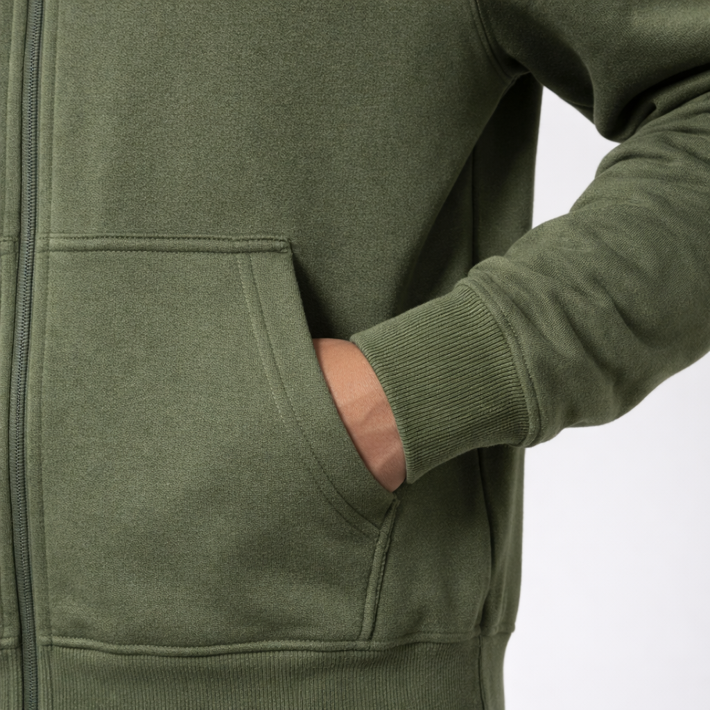 Sustainable Zipper Hoodie