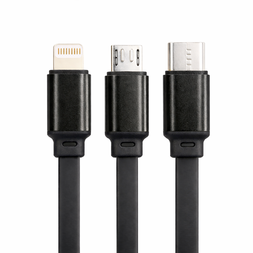 Retractable 3in1 charging cable