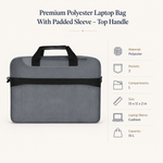 Black Hard-Handle Laptop Office Bag view 1