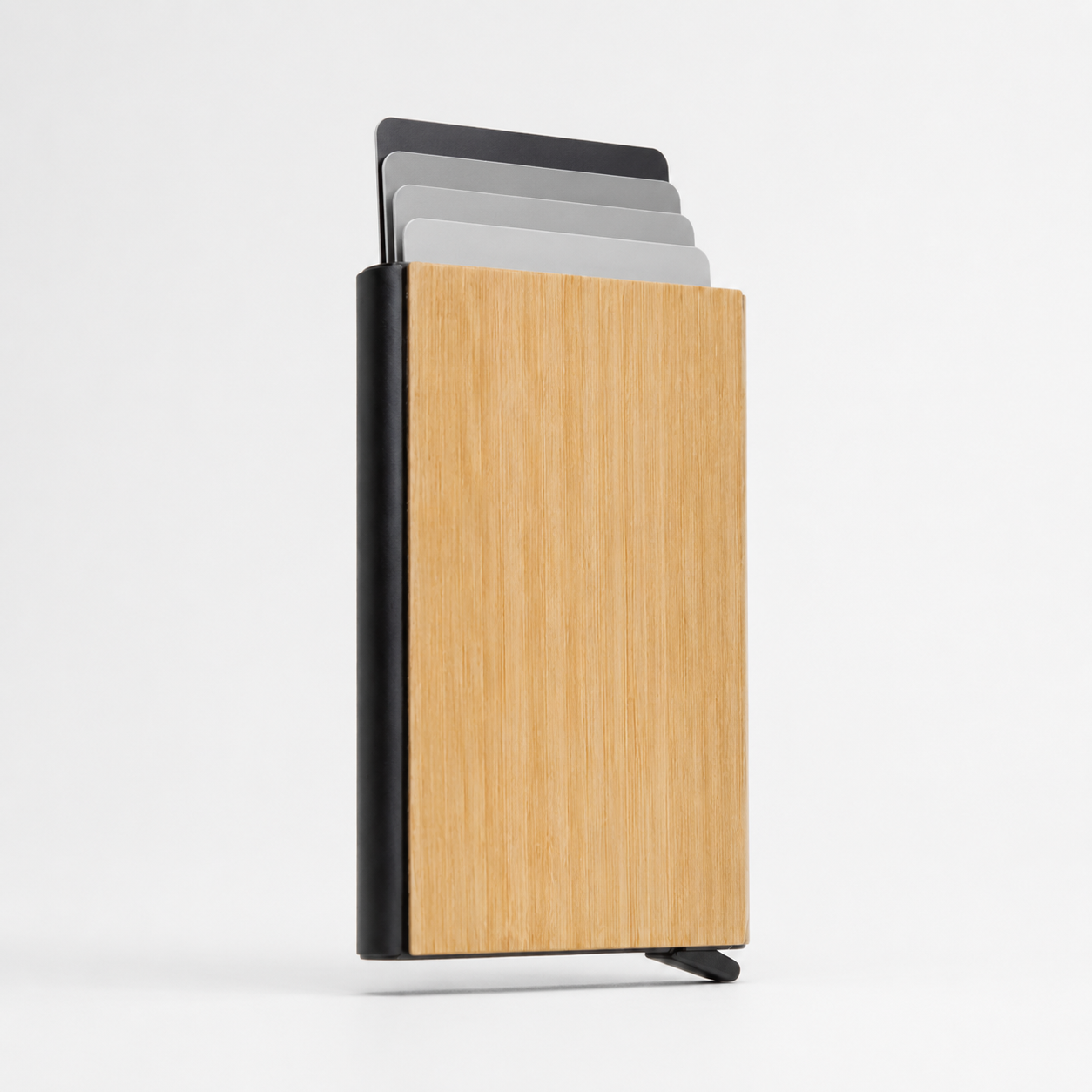 Modern Pop-Up Bamboo Cardholder view 4