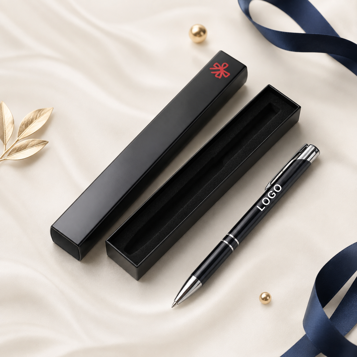 Premium Black Paper Pen Gift Box - Minimal Edition view 3