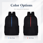 Blue Travel Laptop Backpack view 1