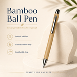 Rectangular Bamboo Keychain & Bamboo Pen Gift Set view 3