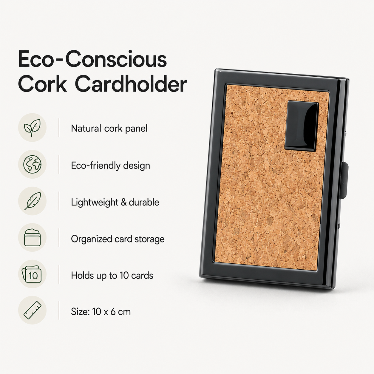 Eco-Conscious Cork Cardholder view 4