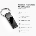 Premium Visel Shape Metal Keychain view 4