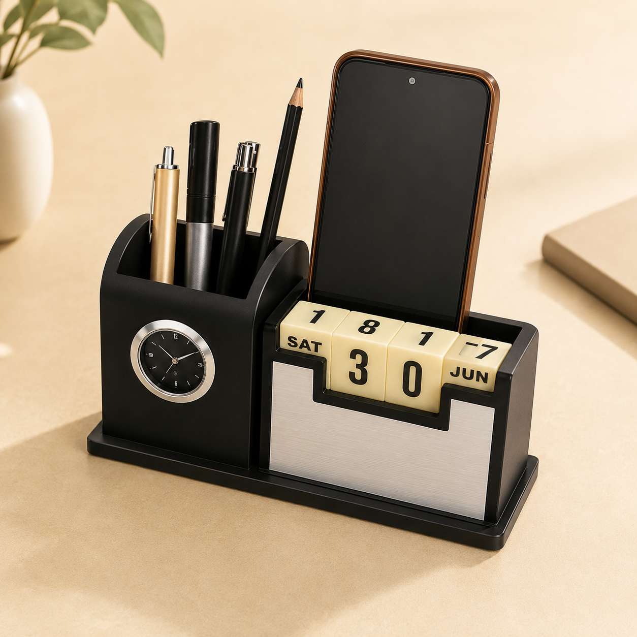 XG-D01 Wooden Desk Organizer view 2