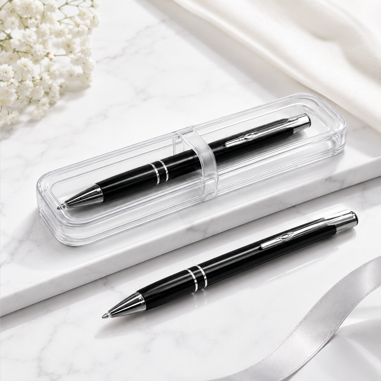 Classic Rectangular Transparent Pen Packaging Case view 2