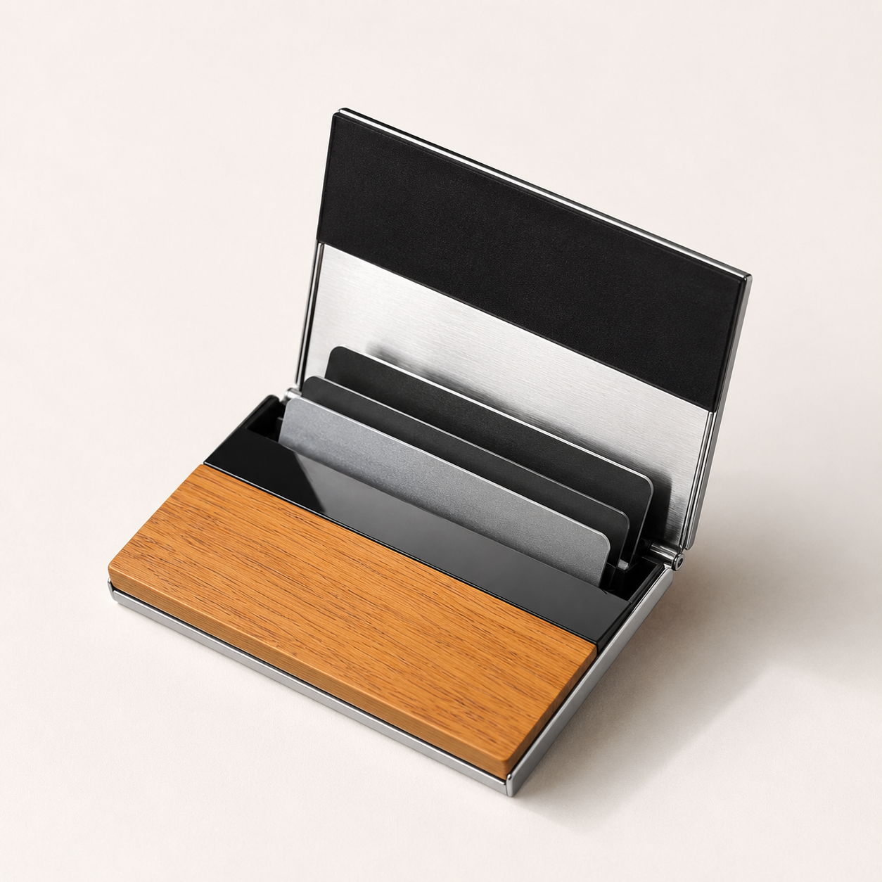 Eco-Chic Magnetic Bamboo Cardholder view 4