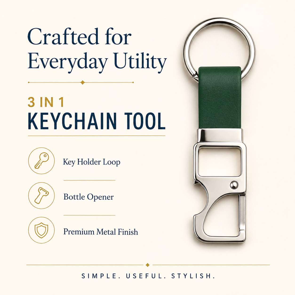 3-in-1 Keychain Tool & Metal Pen Gift Set view 3