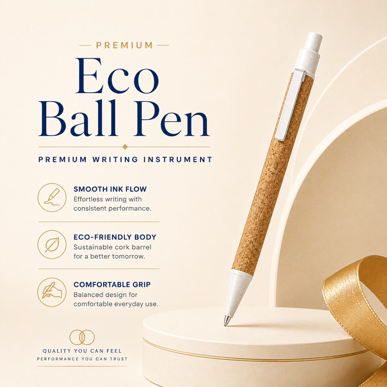Cork A5 Notebook & Eco Pen Gift Set view 2