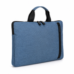 Grey Slim Laptop Sleeve Bag view 1