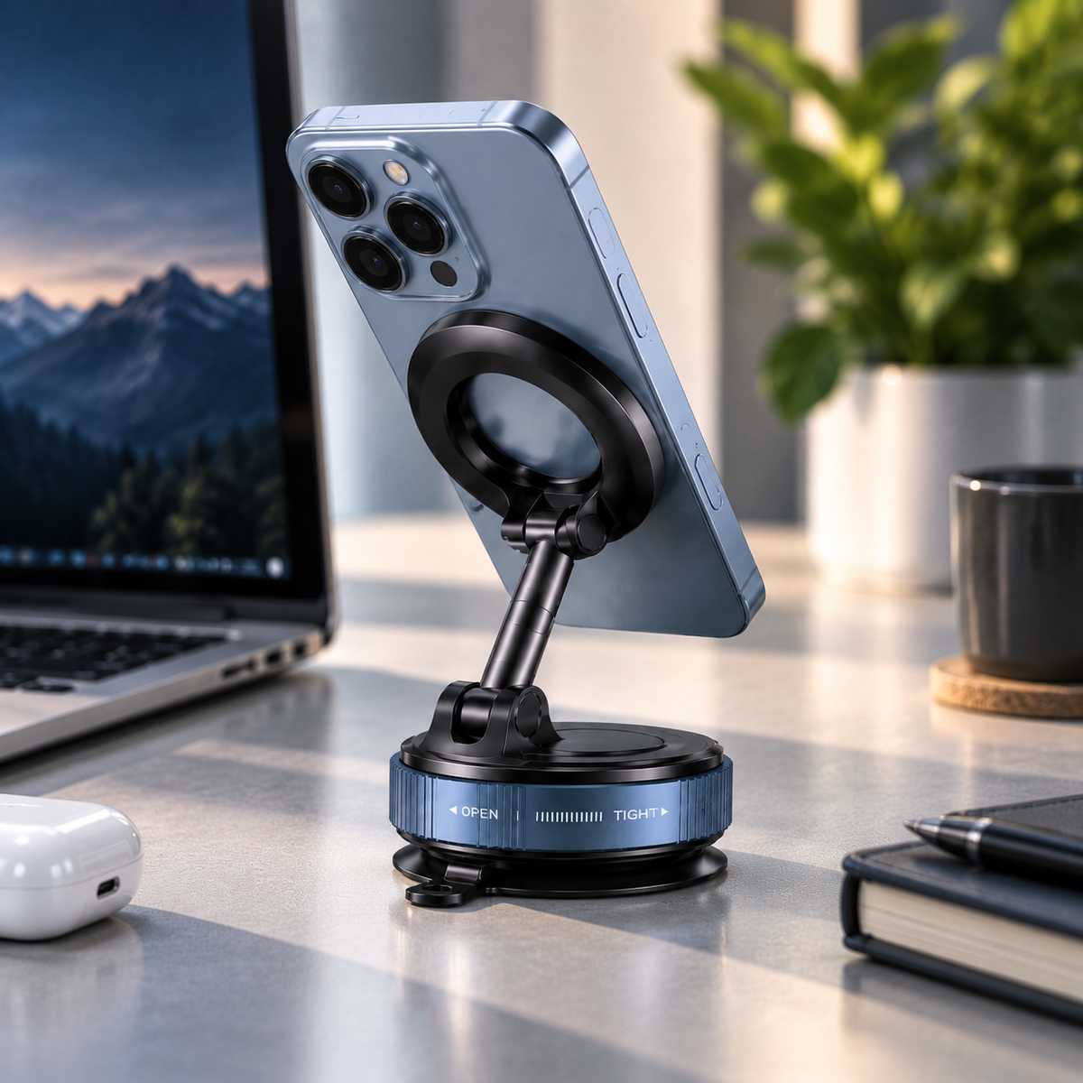 MegaSafe Adjustable Mount angle view