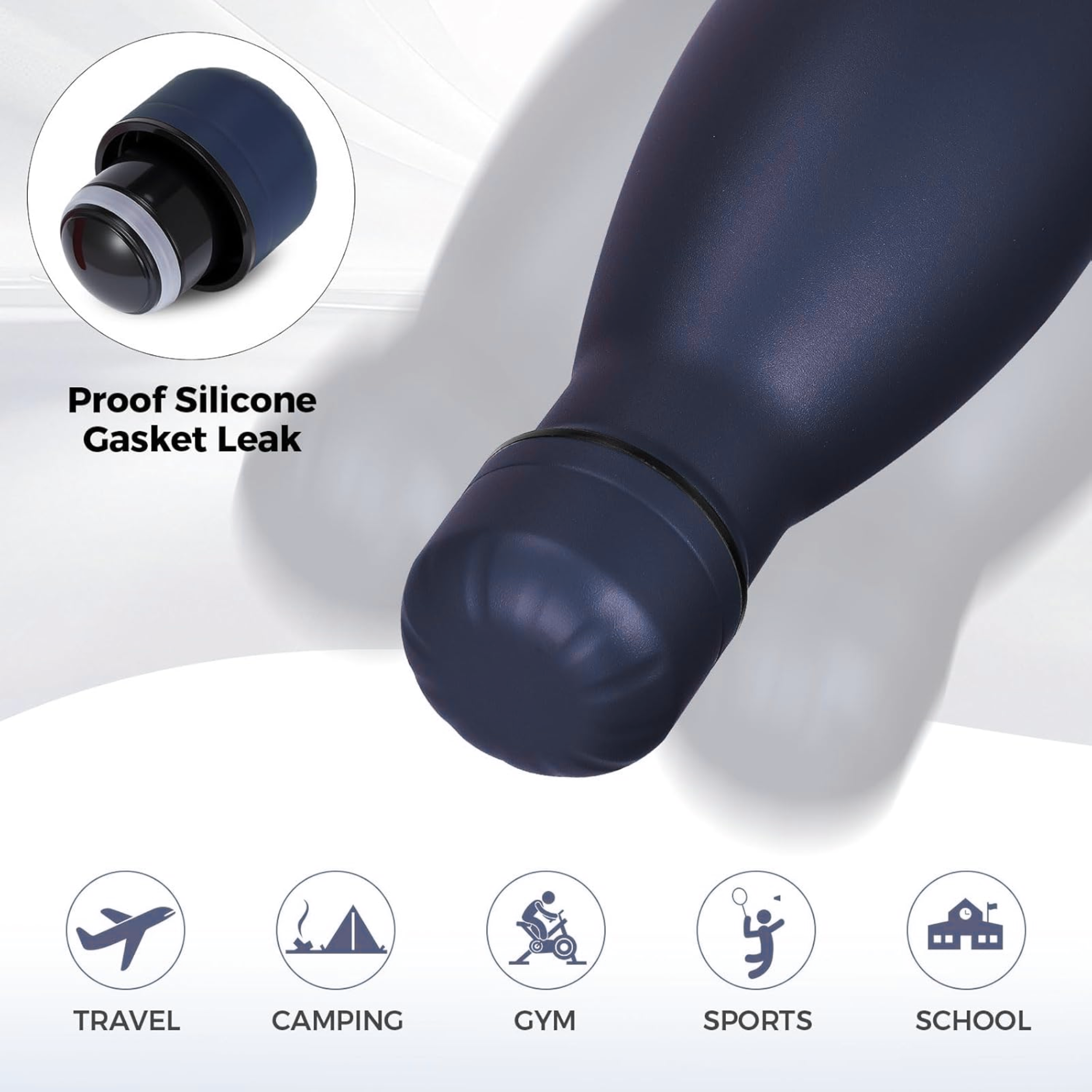 Urban Desk Stainless Bottle (Blue)