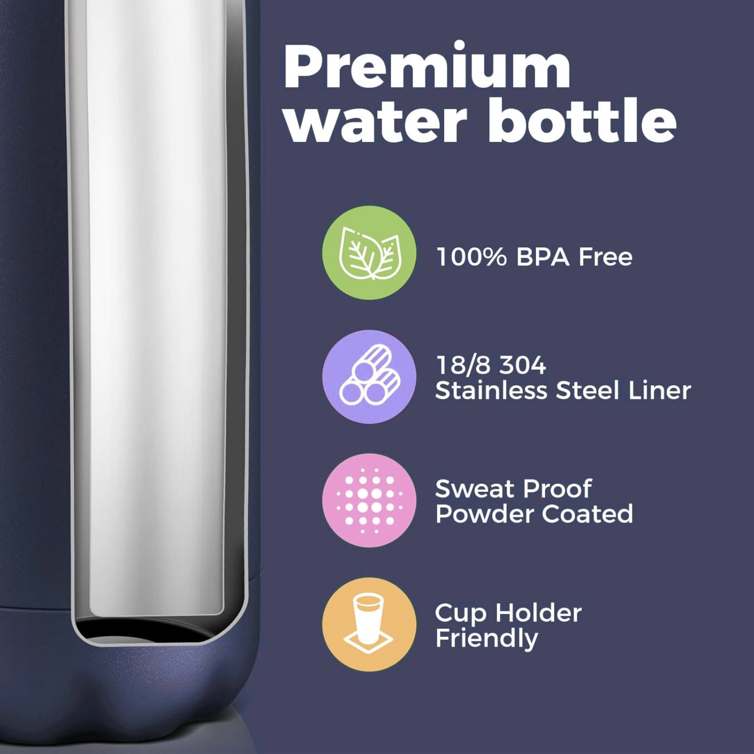 Urban Desk Stainless Bottle (Blue)