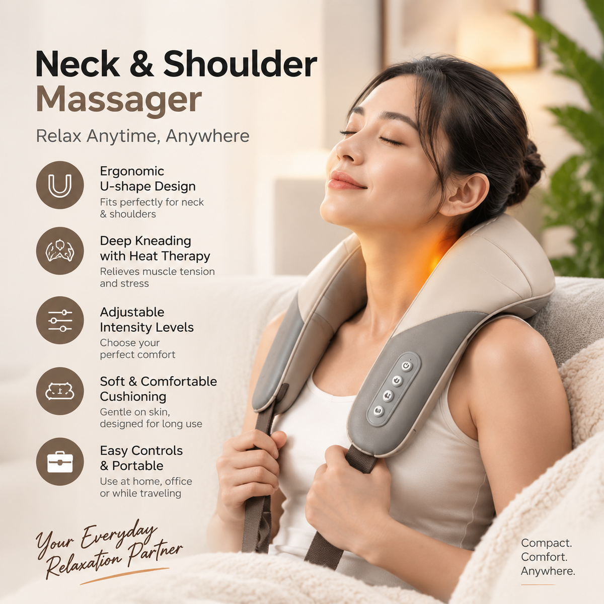 Neck and Shoulder Massager product angle