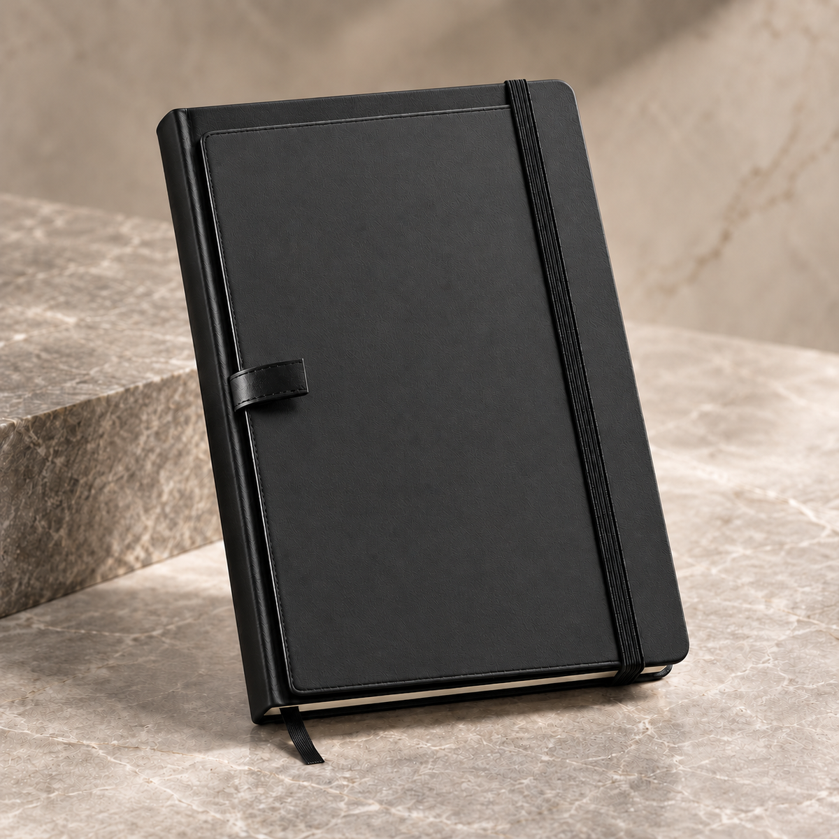 Premium Executive Notebook and Bottle Gift Set packaging view