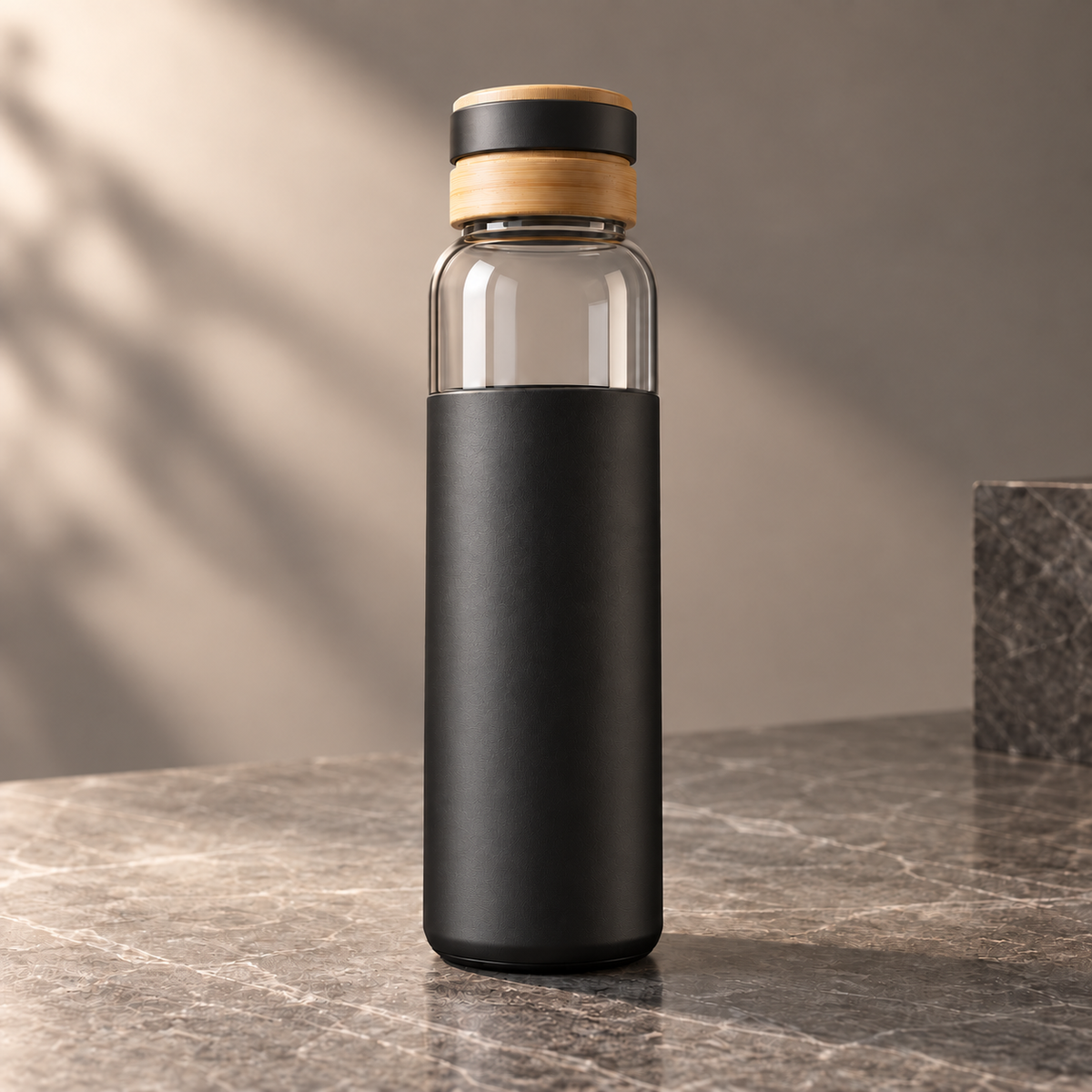 Premium Executive Notebook and Bottle Gift Set contents view