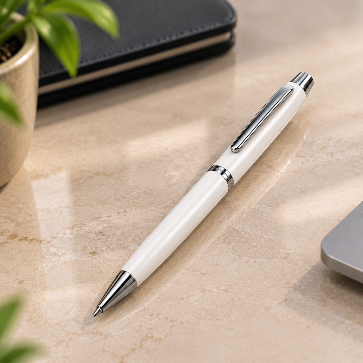 Premium Gift Set Diary Pen Flask lifestyle view