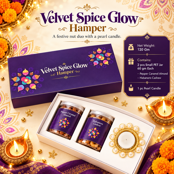 Velvet Spice Glow Hamper contents overview and net weight