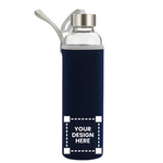 Borosilicate Glass Bottle With Silicone Pouch